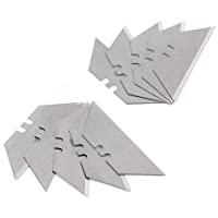 WORKPRO 100 PCS-Set de Hojas de Cuchillo para Cúter- Cortador Acero Inoxidable